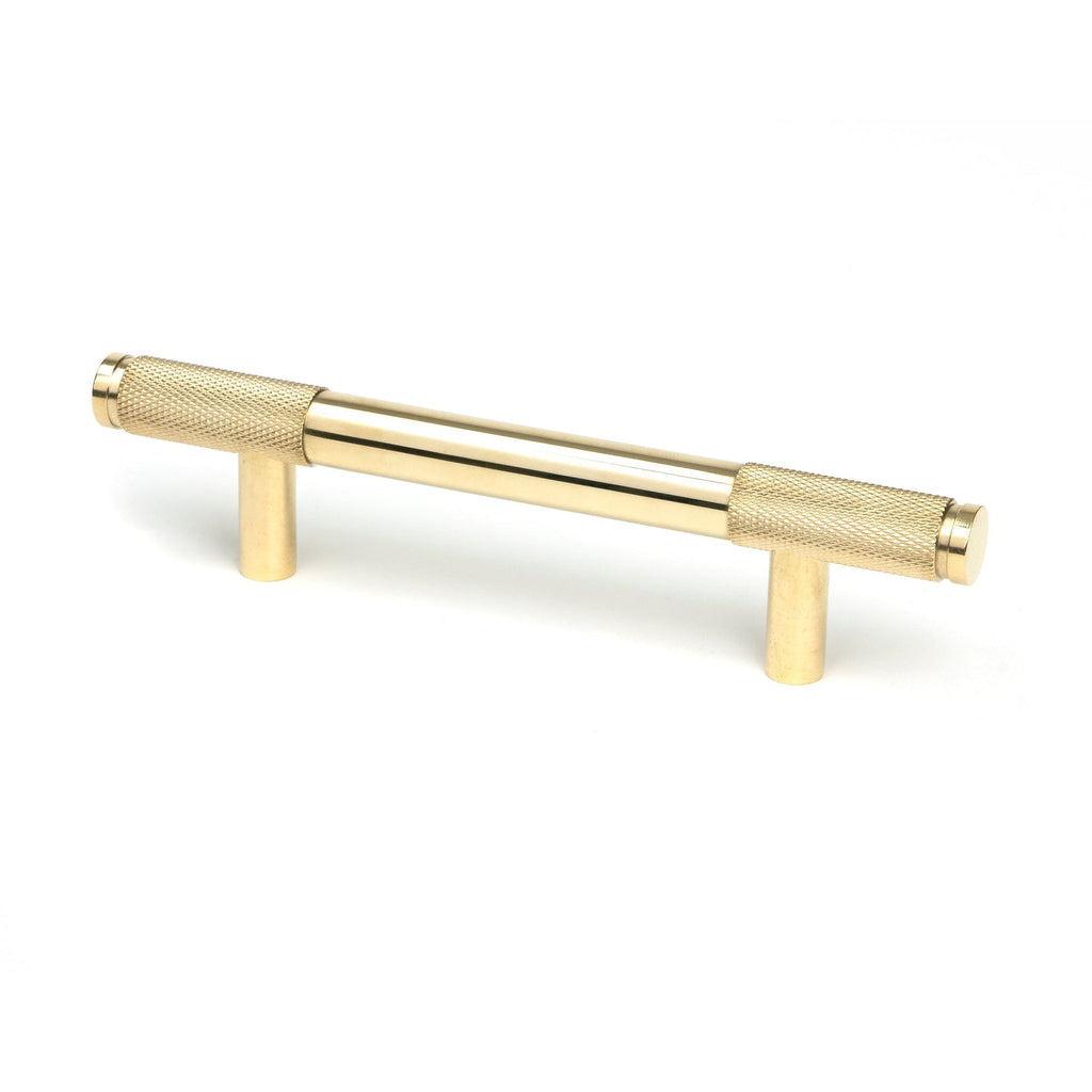 Polished Brass Half Brompton Pull Handle - Small | From The Anvil-Pull Handles-Yester Home