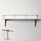 Heritage Gallery Shelf Rail | Polished Brass - Gallery Rails - Yester Home - Yester Home