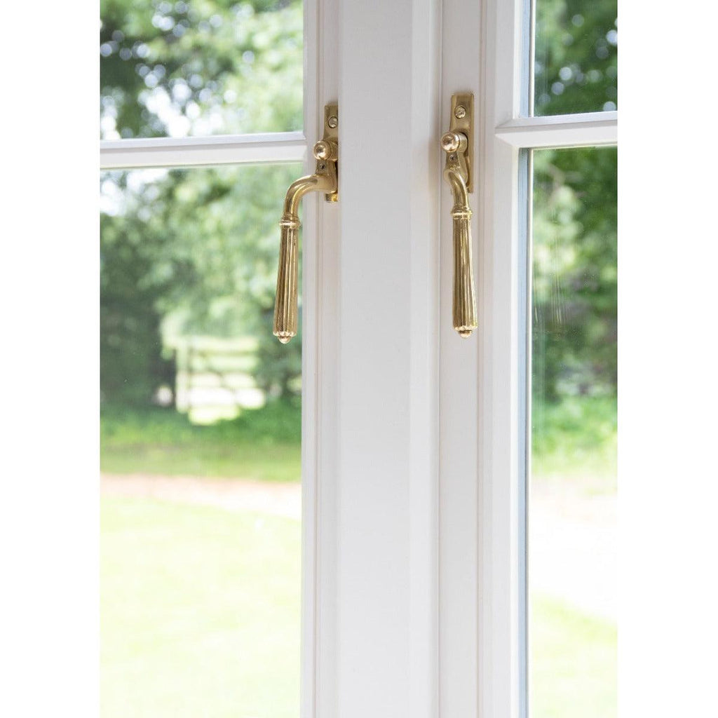 Polished Brass Hinton Espag - LH | From The Anvil-Espag. Fasteners-Yester Home