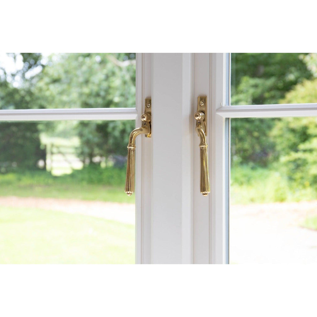 Polished Brass Hinton Espag - LH | From The Anvil-Espag. Fasteners-Yester Home