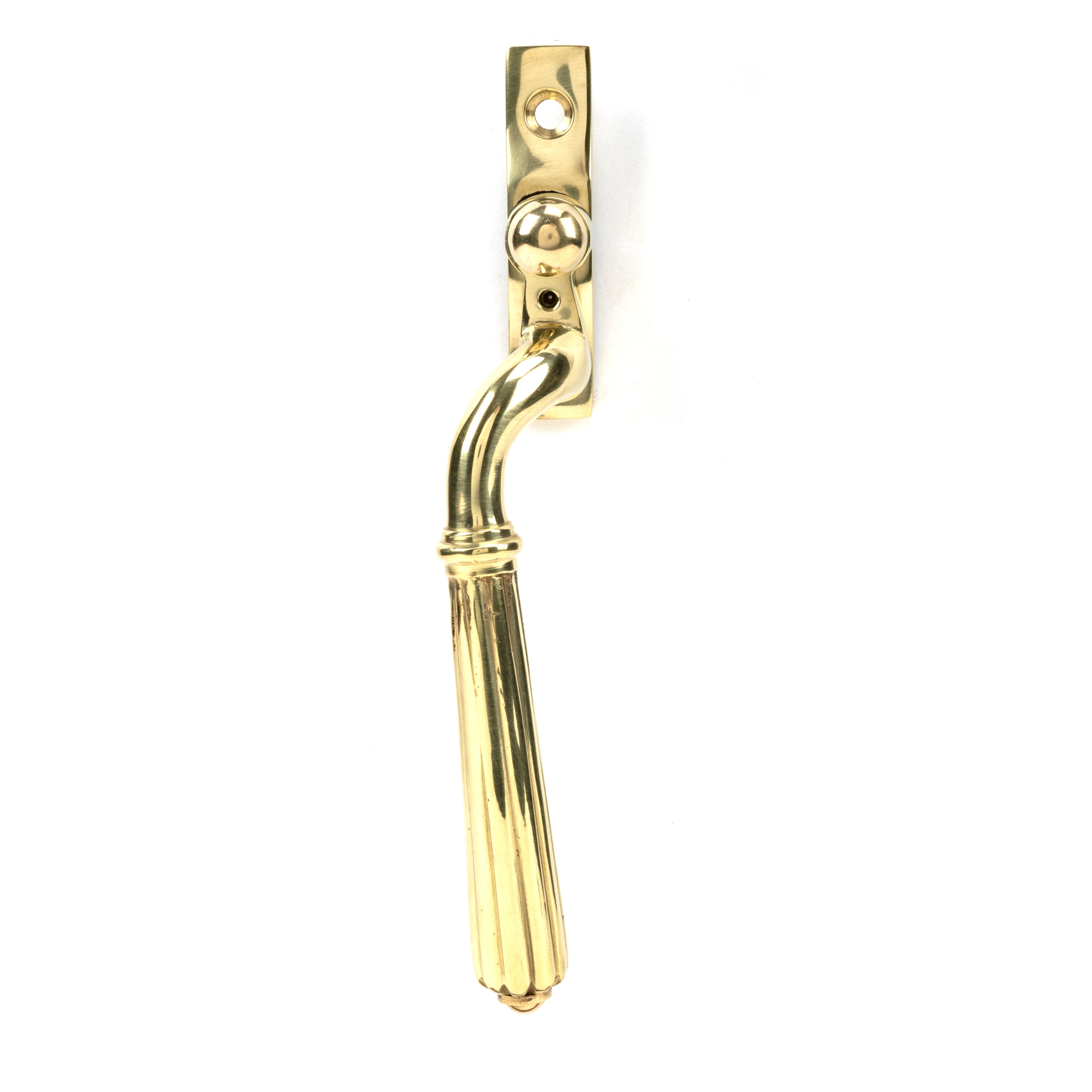 Polished Brass Hinton Espag - LH | From The Anvil-Espag. Fasteners-Yester Home