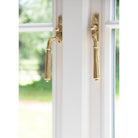 Polished Brass Hinton Espag - RH | From The Anvil-Espag. Fasteners-Yester Home