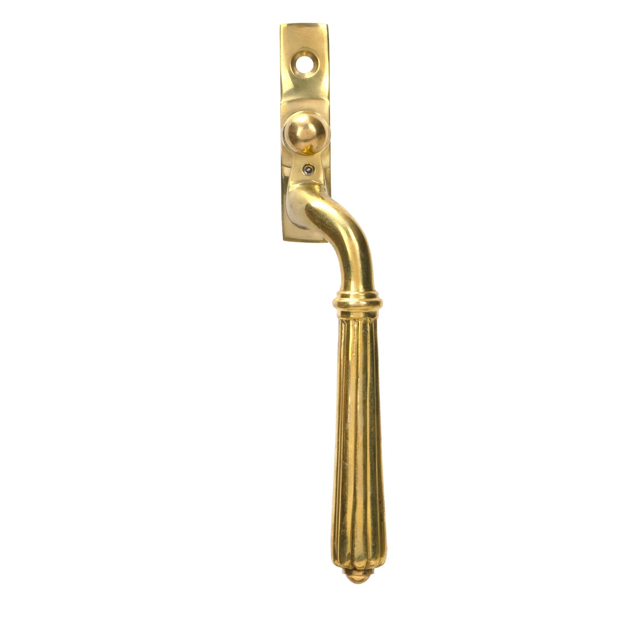 Polished Brass Hinton Espag - RH | From The Anvil - Espag. Fasteners - From The Anvil - Yester Home