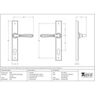 Polished Brass Hinton Slimline Lever Espag. Lock Set | From The Anvil - Espagnolette - From The Anvil - Yester Home