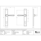 Polished Brass Hinton Slimline Lever Espag. Lock Set | From The Anvil-Espagnolette-Yester Home