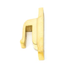 Polished Brass Hook Plate | From The Anvil - Hook Plates - From The Anvil - Yester Home