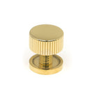 Polished Brass Judd Cabinet Knob - 25mm (Plain) | From The Anvil - Cabinet Knobs - From The Anvil - Yester Home
