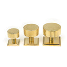 Polished Brass Judd Cabinet Knob - 25mm (Square) | From The Anvil-Cabinet Knobs-Yester Home