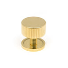 Polished Brass Judd Cabinet Knob - 32mm (Plain) | From The Anvil - Cabinet Knobs - From The Anvil - Yester Home