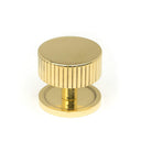 Polished Brass Judd Cabinet Knob - 38mm (Plain) | From The Anvil - Cabinet Knobs - From The Anvil - Yester Home