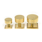 Polished Brass Judd Cabinet Knob - 38mm (Square) | From The Anvil-Cabinet Knobs-Yester Home