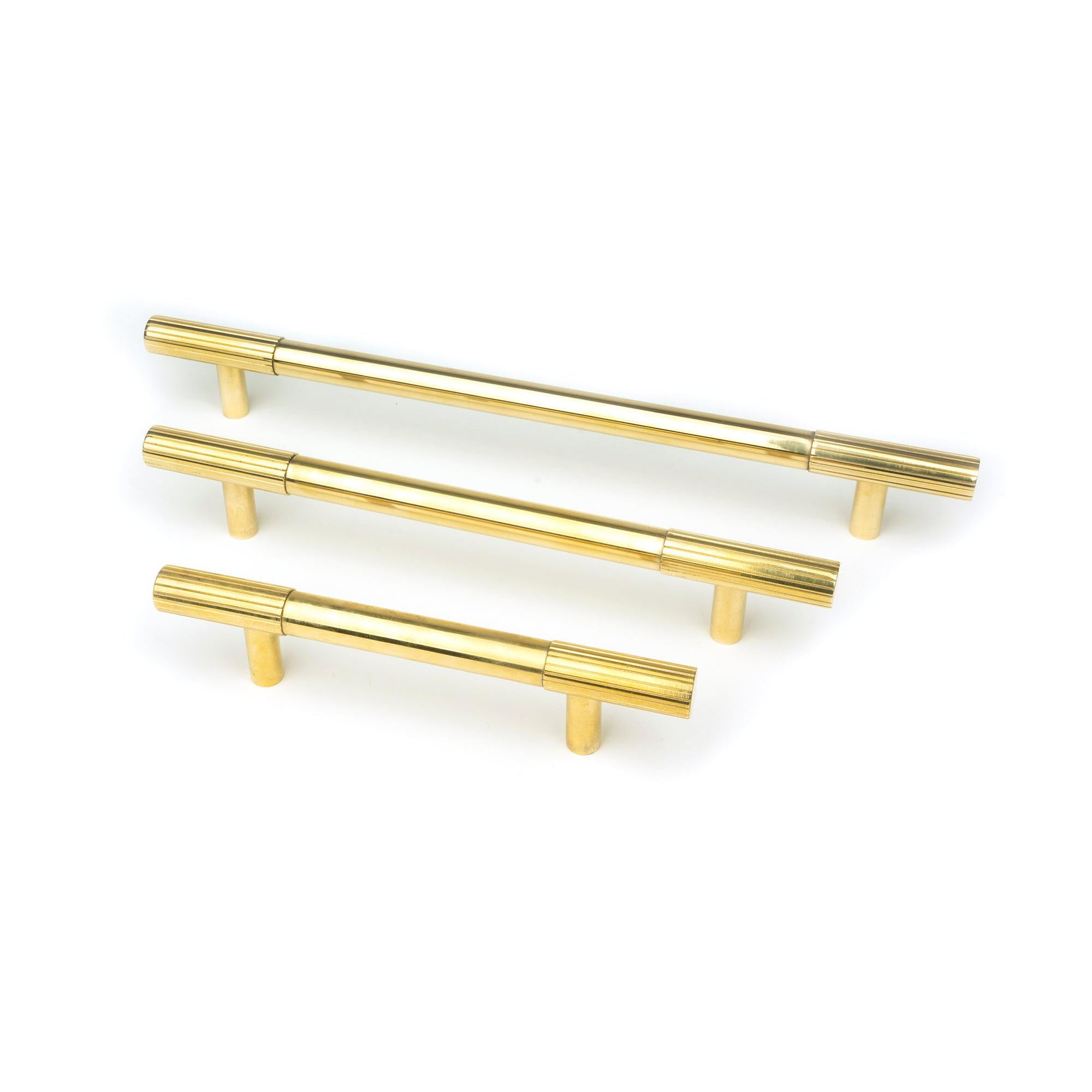 Polished Brass Judd Pull Handle - Medium | From The Anvil - Pull Handles - From The Anvil - Yester Home