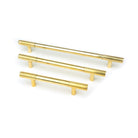 Polished Brass Judd Pull Handle - Medium | From The Anvil-Pull Handles-Yester Home