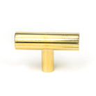 Polished Brass Judd T-Bar | From The Anvil-Cabinet Knobs-Yester Home