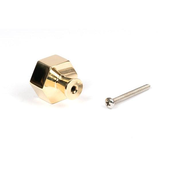 Polished Brass Kahlo Cabinet Knob - 32mm | From The Anvil-Cabinet Knobs-Yester Home
