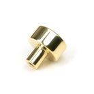 Polished Brass Kelso Cabinet Knob - 25mm (No Rose) | From The Anvil-Cabinet Knobs-Yester Home