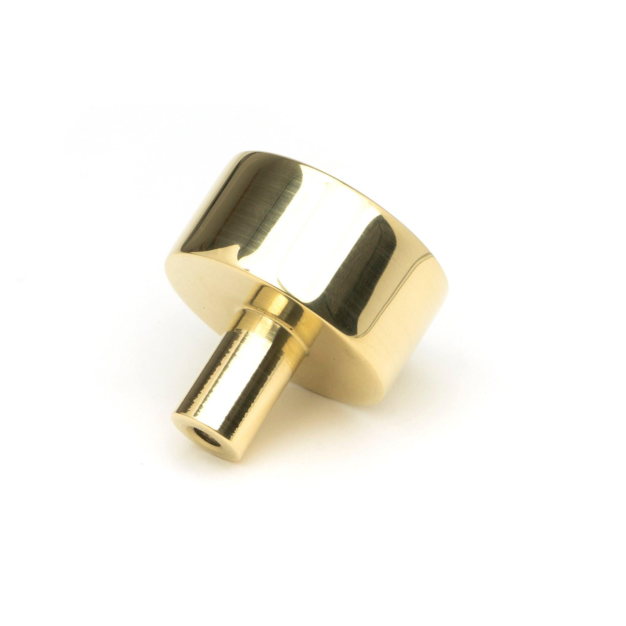 Polished Brass Kelso Cabinet Knob - 32mm (No Rose) | From The Anvil - Cabinet Knobs - From The Anvil - Yester Home