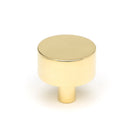 Polished Brass Kelso Cabinet Knob - 32mm (No Rose) | From The Anvil-Cabinet Knobs-Yester Home