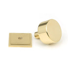 Polished Brass Kelso Cabinet Knob - 32mm (Square) | From The Anvil - Cabinet Knobs - From The Anvil - Yester Home