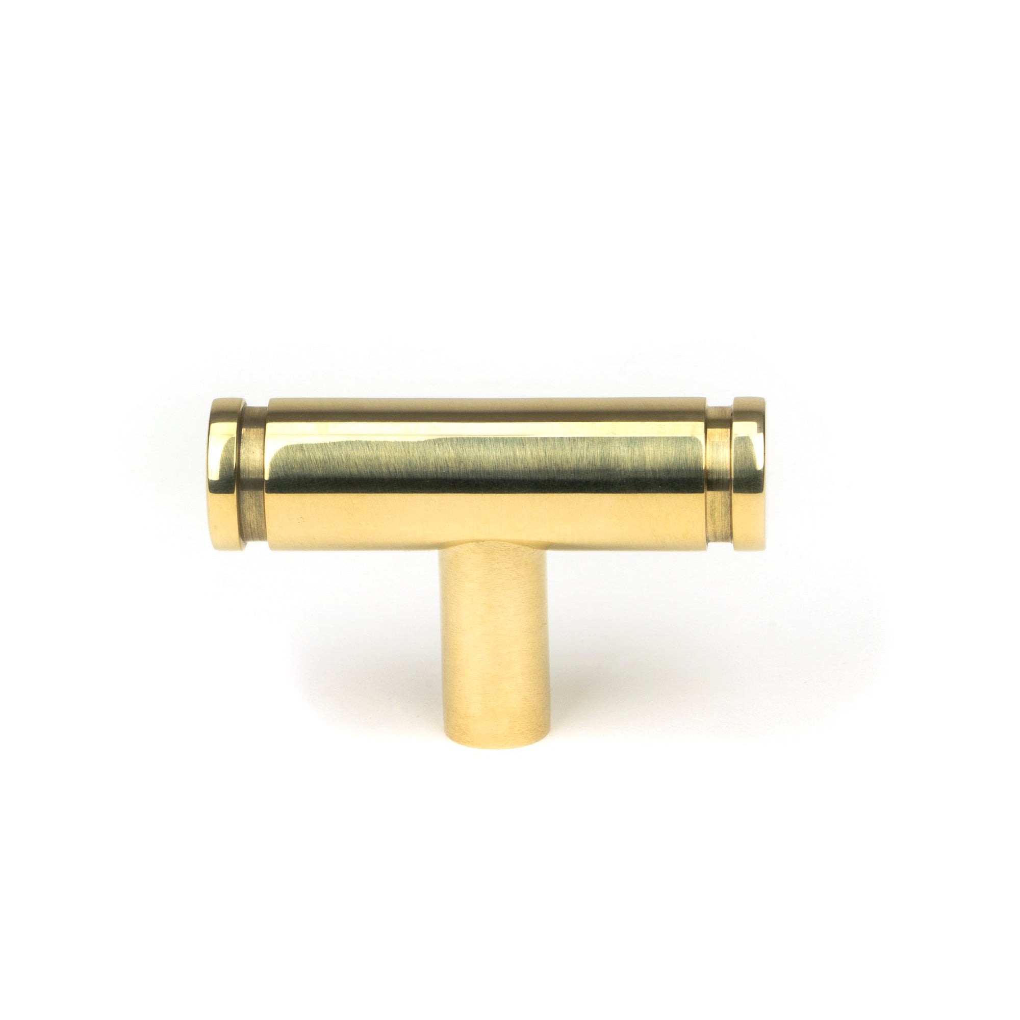 Polished Brass Kelso T-Bar | From The Anvil-Cabinet Knobs-Yester Home