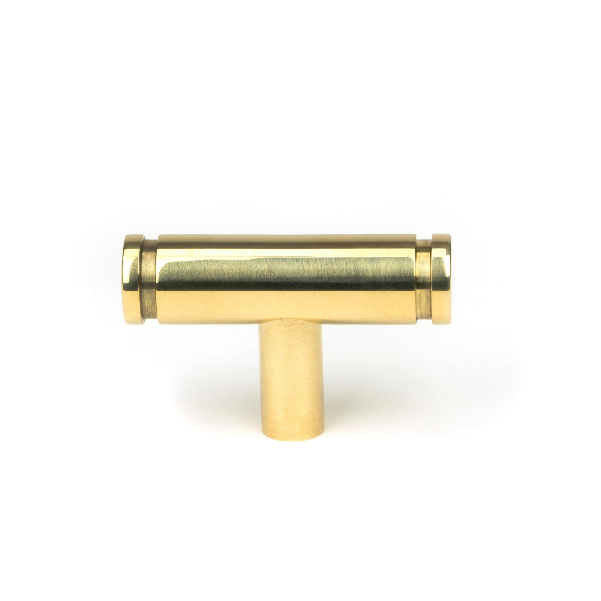 Polished Brass Kelso T-Bar | From The Anvil - Cabinet Knobs - From The Anvil - Yester Home
