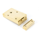 Polished Brass Left Hand Bathroom Latch | From The Anvil - Rim Locks & Latches - From The Anvil - Yester Home