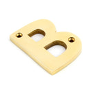 Polished Brass Letter B | From The Anvil-Letters-Yester Home