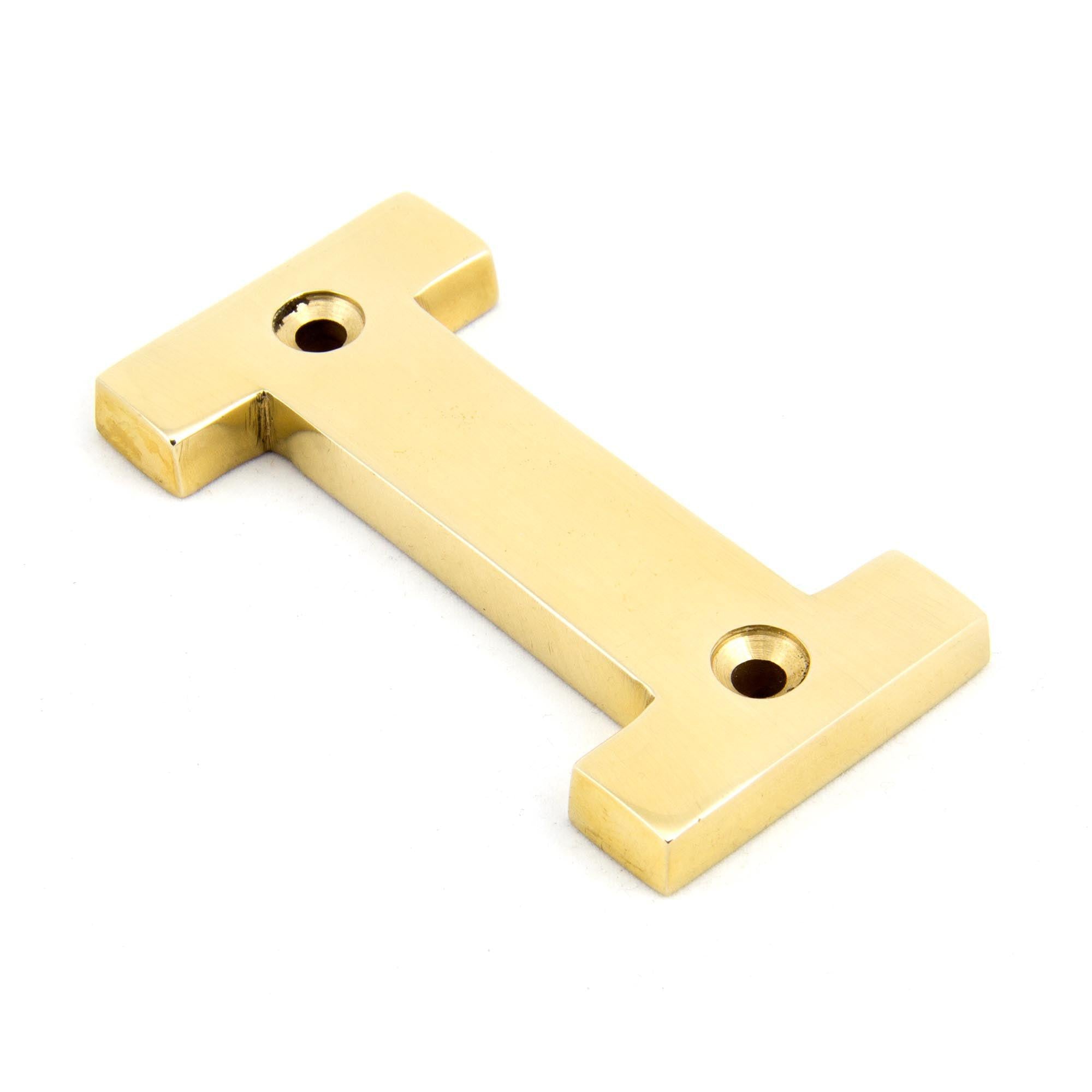 Polished Brass Letter I | From The Anvil - Letters - From The Anvil - Yester Home