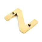 Polished Brass Letter Z | From The Anvil - Letters - From The Anvil - Yester Home