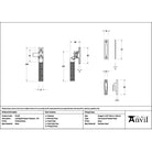 Polished Brass Locking Brompton Fastener – RH - Locking Fasteners - From The Anvil - Yester Home