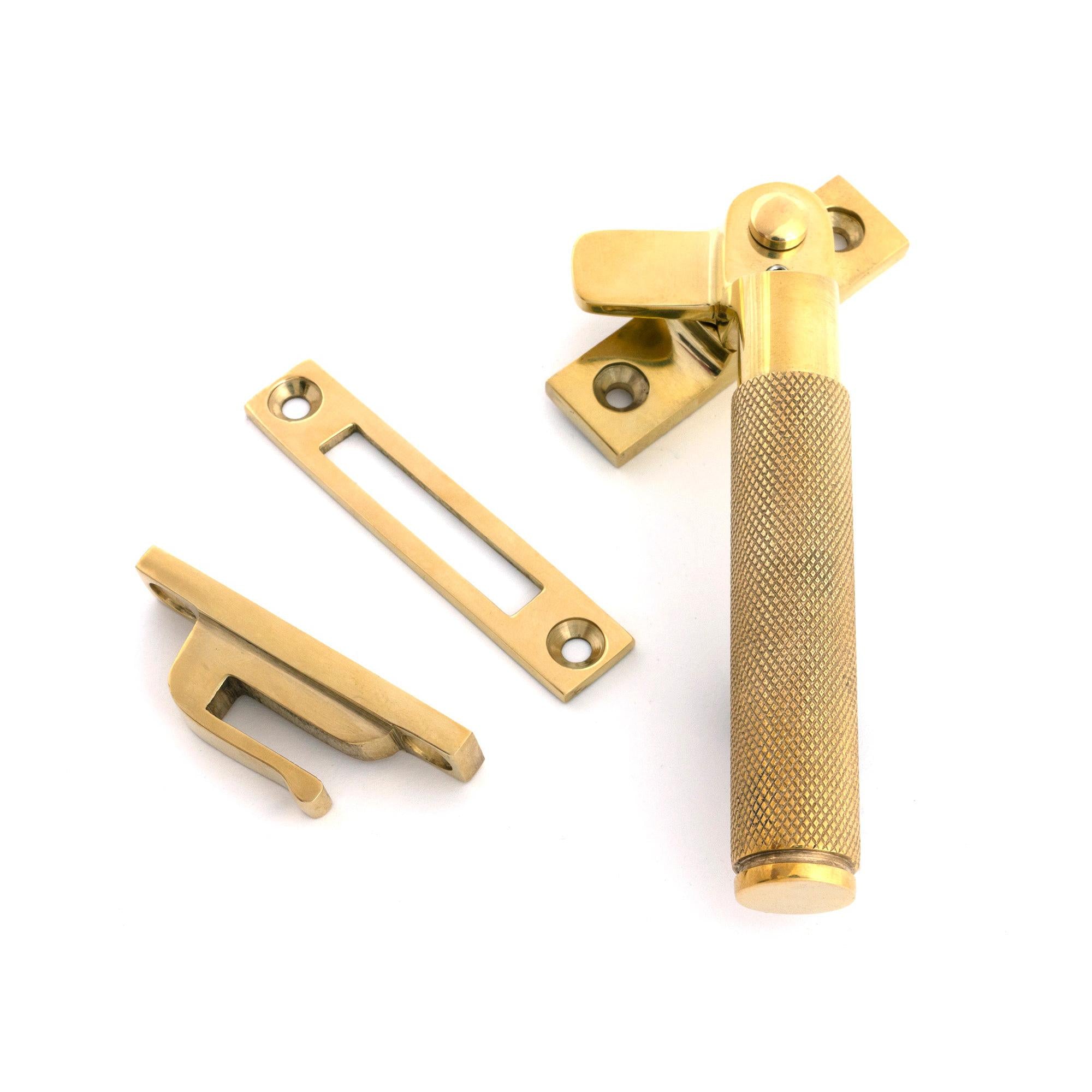 Polished Brass Locking Brompton Fastener – RH - Locking Fasteners - From The Anvil - Yester Home