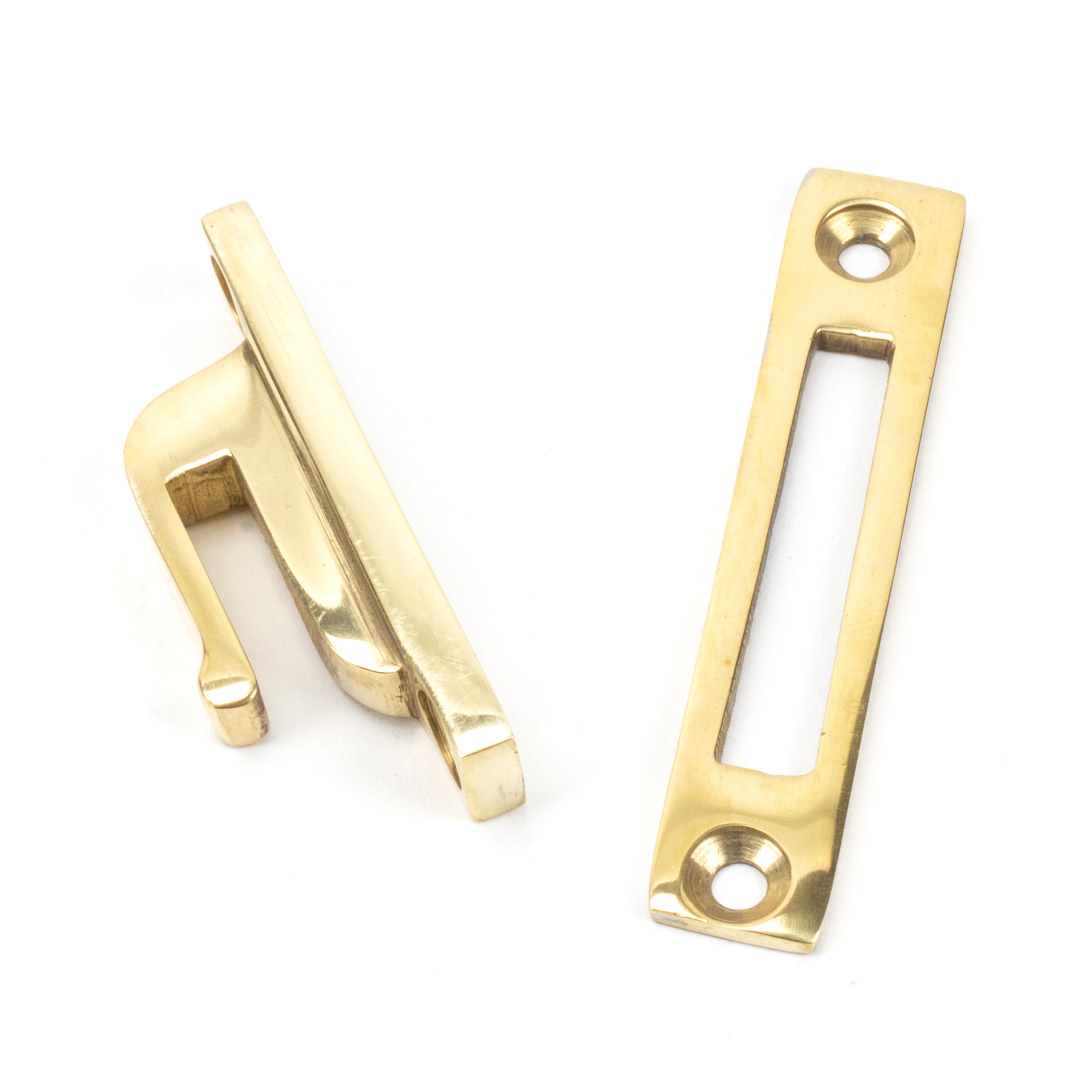 Polished Brass Monkeytail Fastener | From The Anvil-Fasteners-Yester Home