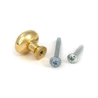 Polished Brass Moore Cabinet Knob - 25mm - Cabinet Knobs - From The Anvil - Yester Home
