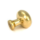 Polished Brass Moore Cabinet Knob - 32mm - Cabinet Knobs - From The Anvil - Yester Home