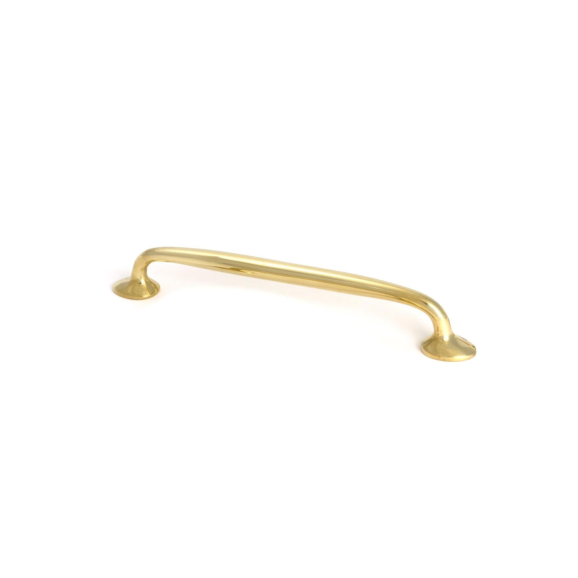 Polished Brass Moore Pull Handle - Medium - Pull Handles - From The Anvil - Yester Home