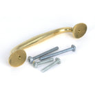 Polished Brass Moore Pull Handle - Small - Pull Handles - From The Anvil - Yester Home