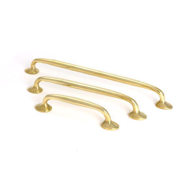 Polished Brass Moore Pull Handle - Small - Pull Handles - From The Anvil - Yester Home