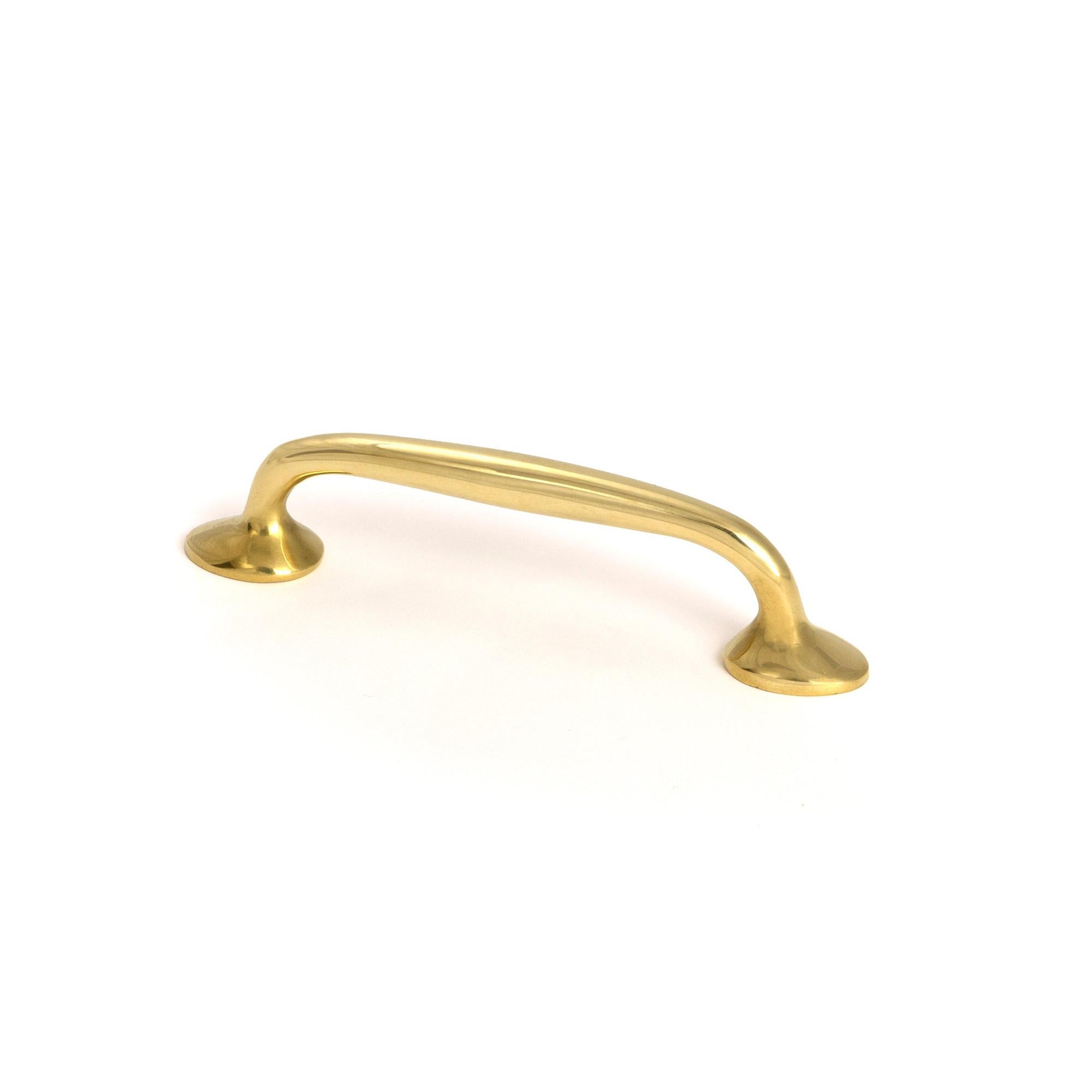 Polished Brass Moore Pull Handle - Small - Pull Handles - From The Anvil - Yester Home