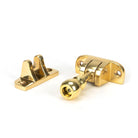 Polished Brass Mushroom Brighton Fastener (Radiused) | From The Anvil - Fasteners - From The Anvil - Yester Home