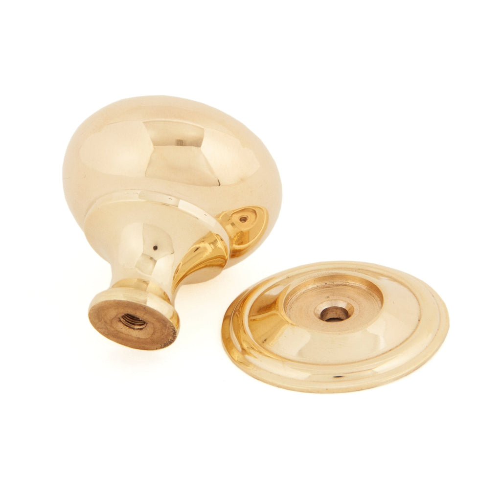 Polished Brass Mushroom Cabinet Knob 32mm | From The Anvil-Cabinet Knobs-Yester Home