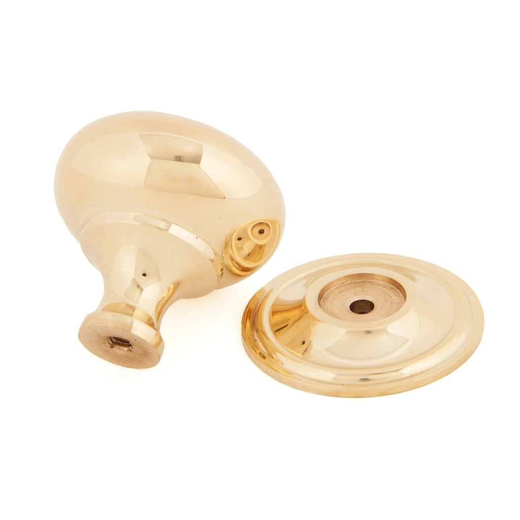 Polished Brass Mushroom Cabinet Knob 38mm | From The Anvil-Cabinet Knobs-Yester Home