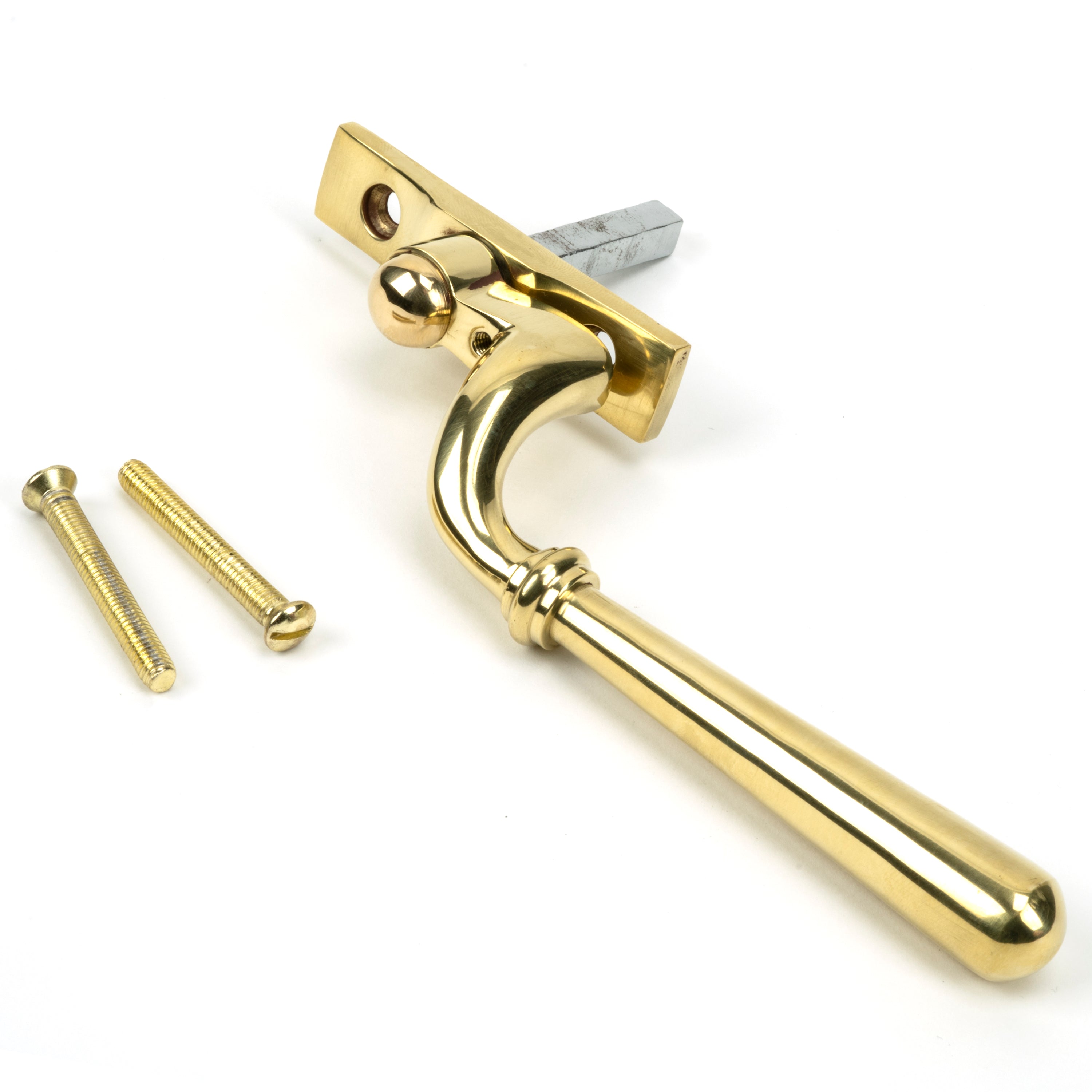 Polished Brass Newbury Espag - LH | From The Anvil-Espag. Fasteners-Yester Home