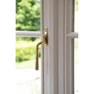 Polished Brass Newbury Espag - LH | From The Anvil-Espag. Fasteners-Yester Home