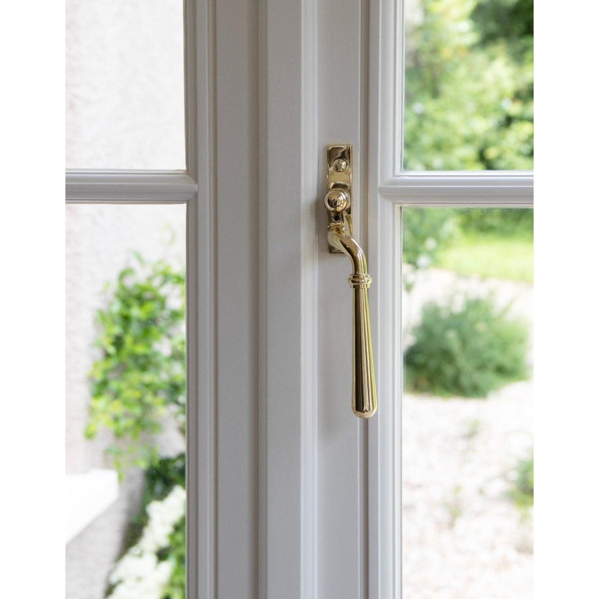 Polished Brass Newbury Espag - RH | From The Anvil-Espag. Fasteners-Yester Home