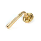 Polished Brass Newbury Lever on Rose Set - Lever on Rose - From The Anvil - Yester Home