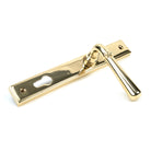 Polished Brass Newbury Slimline Lever Espag. Lock Set | From The Anvil-Espagnolette-Yester Home