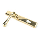 Polished Brass Newbury Slimline Lever Espag. Lock Set | From The Anvil-Espagnolette-Yester Home