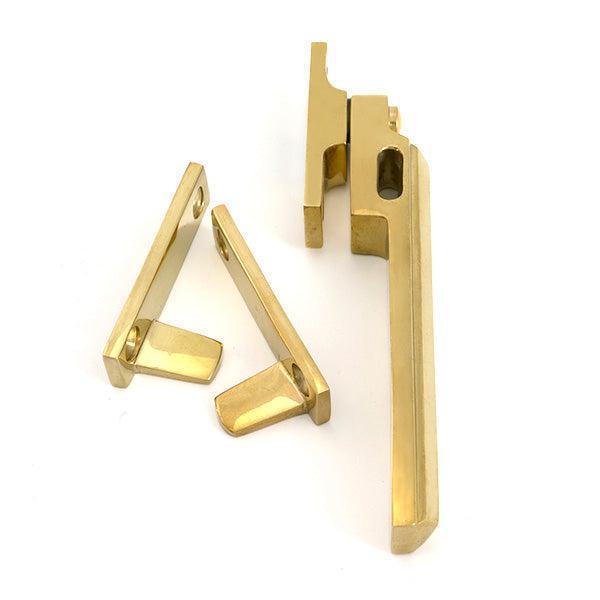 Polished Brass Night-Vent Locking Art Deco Fastener - Night-Vent Fasteners - From The Anvil - Yester Home