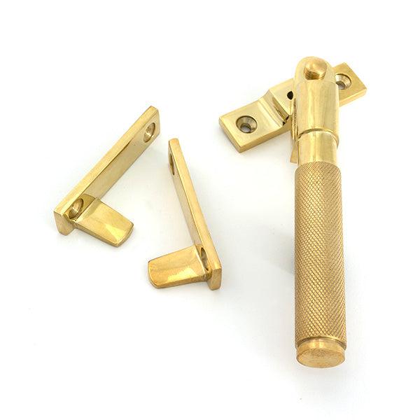 Polished Brass Night-Vent Locking Brompton Fastener - Night-Vent Fasteners - From The Anvil - Yester Home