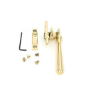 Polished Brass Night-Vent Locking Newbury Fastener (Steel Window) - Night-Vent Fasteners - From The Anvil - Yester Home
